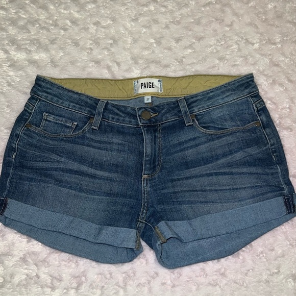 Paige Denim Shorts - Size 27 - Picture 2 of 4